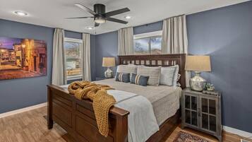 3 habitaciones, tabla de planchar con plancha, cuna de viaje y wifi