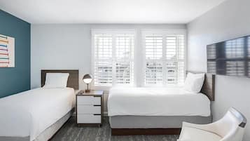 2 多间卧室、熨斗/熨衣板、上网接入、床单