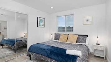 5 soverom, strykejern/-brett, reiseseng for barn og wi-fi (inkludert)