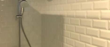 Shower, hair dryer
