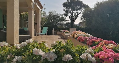 Magnificent villa with swimming pool and sea view