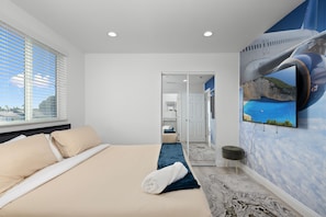 5 bedrooms, iron/ironing board, travel cot, free WiFi