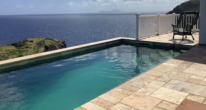 Modern Luxury Private Villa w Pool and Ocean Views. Walk to Beach. Sleeps 6.