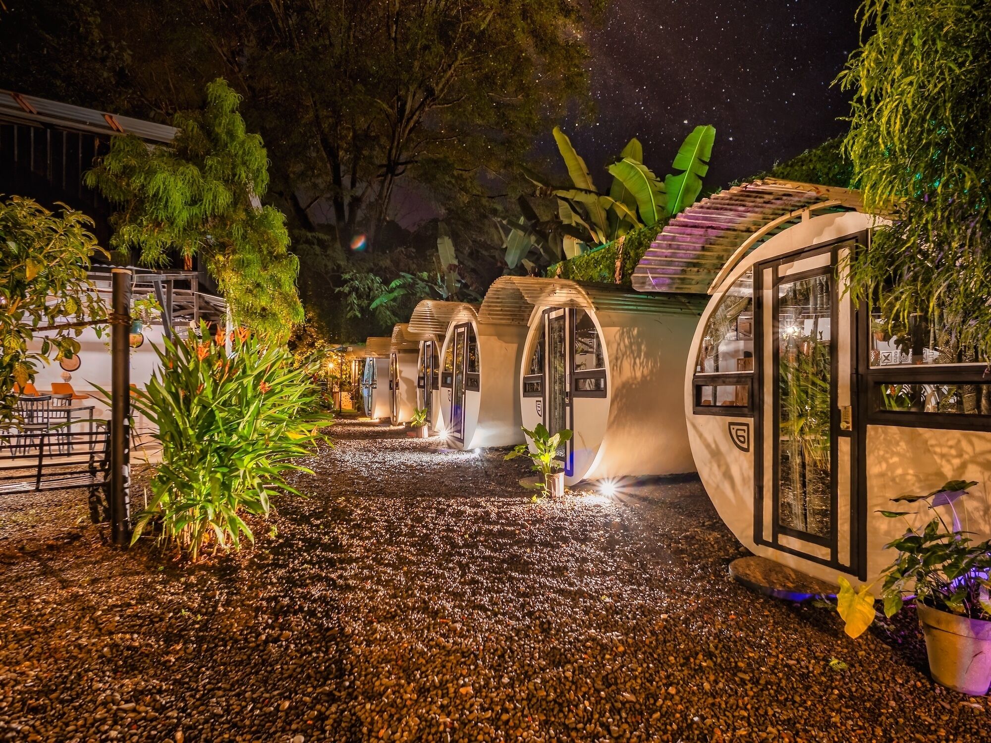 Façade de l’hébergement