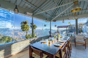 Dining - A Luxurious Mountain Bungalow with stunning views (Mussoorie)