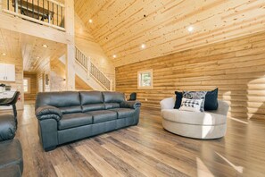 Smart TV, fireplace, video games, books