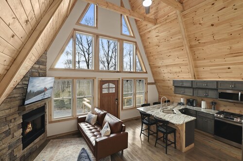 Brand New A-Frame Cabin on Beech Mountain!