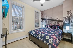 2 bedrooms, iron/ironing board, free WiFi, bed sheets