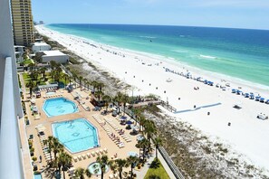 A heated pool - The Summit PCB 532 ** 2 Bed, 2 Bath ** East Corner Beachfront (Panama City Beach)