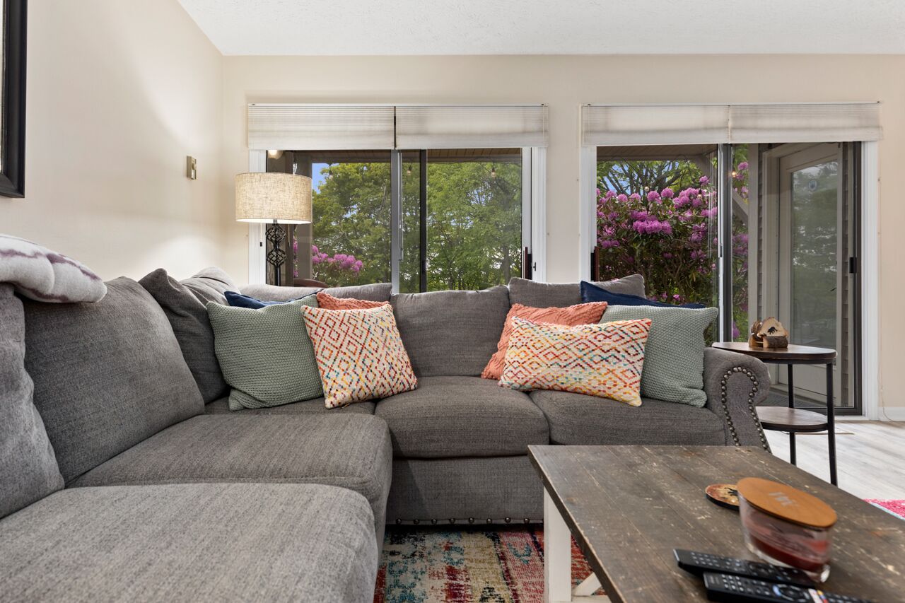 Smart TV, fireplace, DVD player