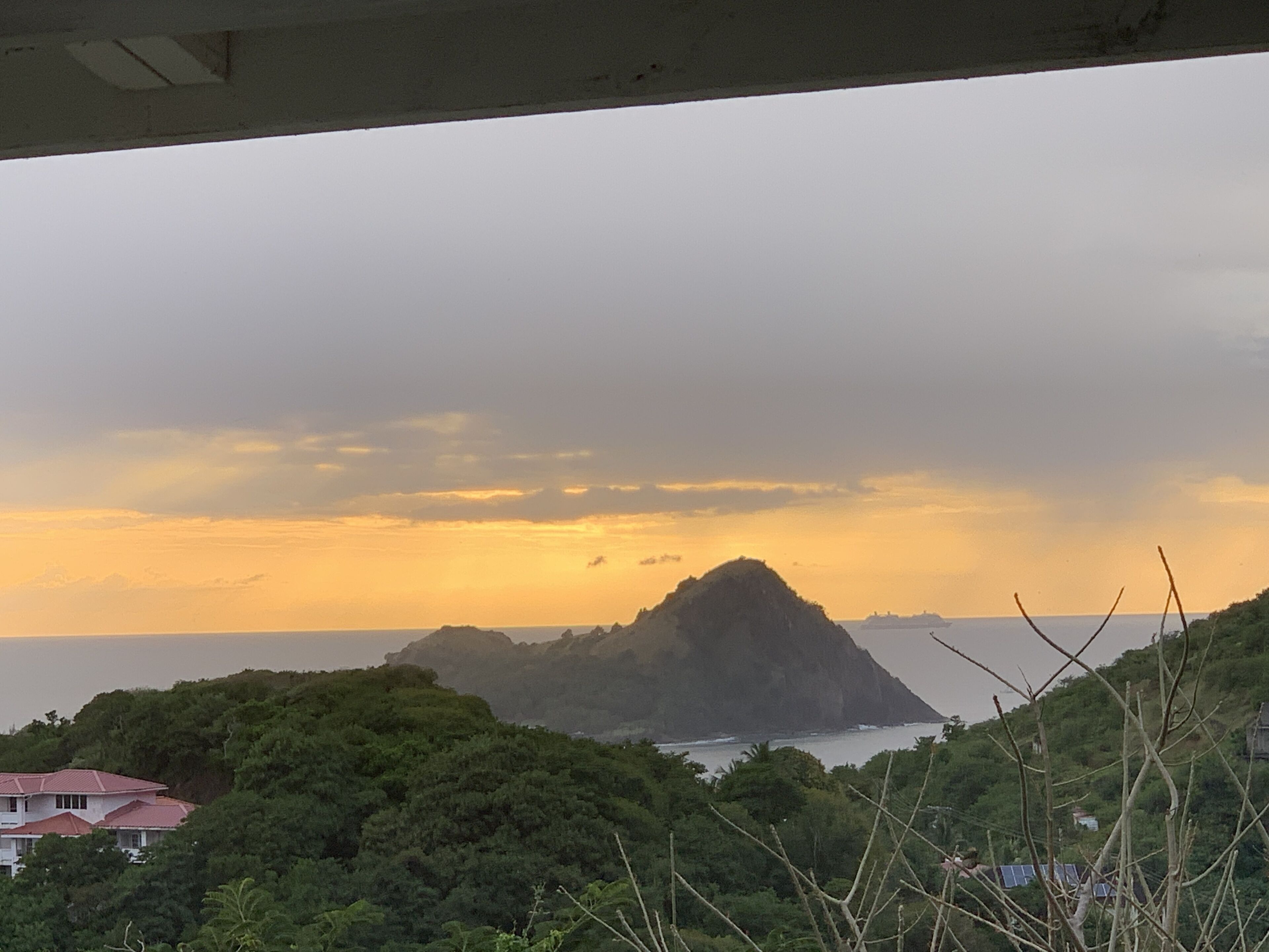 Utsikt fra overnattingsstedet