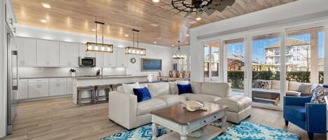 Een televisie, videogames, een muziekbibliotheek en een filmbibliotheek