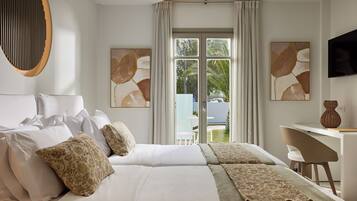 Double Room for Disabled | Premium bedding, in-room safe, desk, laptop workspace