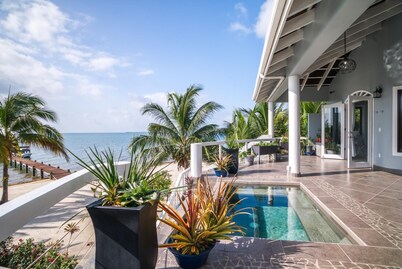 Luxury Oceanfront Villa w/ 2 Pools, Beach & Pier