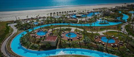 Indoor pool, outdoor pool