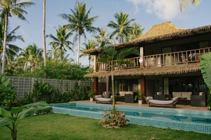 Terrace/patio - Domu Mia Villa Siargao Private 3 Bedroom Tropical Villa close to beach (General Luna)