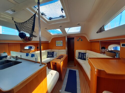 Sailing between the Sporades Islands