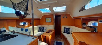 Sailing between the Sporades Islands