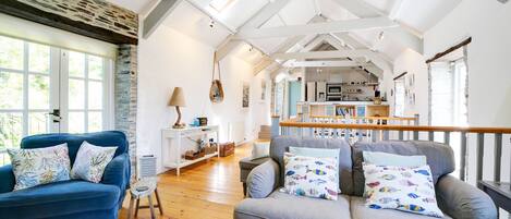 TV, foosball, table tennis, books