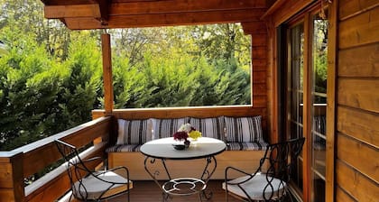 Family sized cozy chalet ,fully equipped and only 5’ away from the city center!