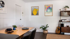 Dining - The Bach- 3 Bedrooms, dog freindly with loverly bush views (Hepburn)