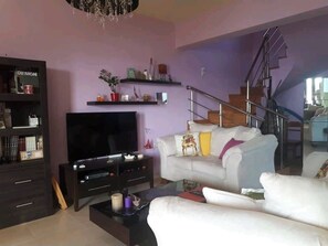 Smart TV, chimenea