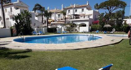Charming Garden Apartment in Pueblo style resort