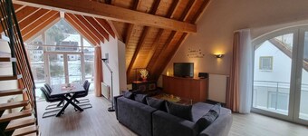94sqm vacation apartment in the attic WLAN National Park Northern Black Forest quiet location