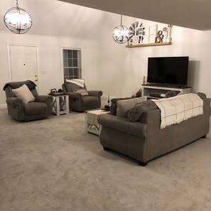 TV connectée, cheminée