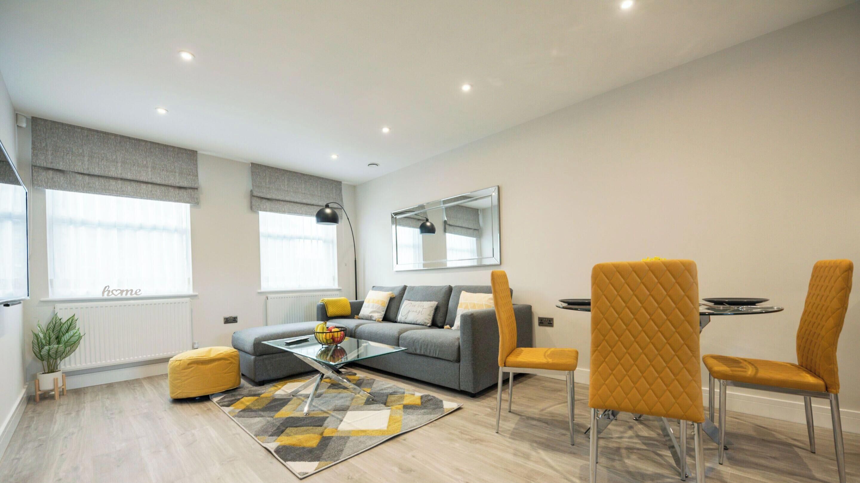 Premium 2 Twin Apartment W/ Parking, Town Centre - Reading