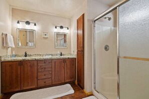 Shower, hair dryer