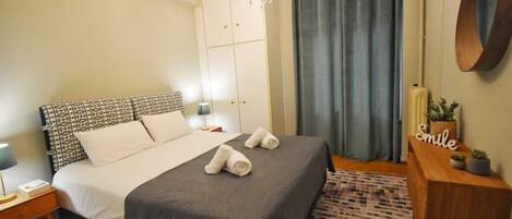 公寓 | 1 間臥室、熨斗/熨衣板、免費無線上網、床單