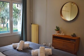 Appartamento | 1 camera, ferro/asse da stiro, Wi-Fi gratuito, lenzuola