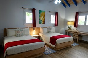 4 bedrooms, in-room safe, desk, iron/ironing board