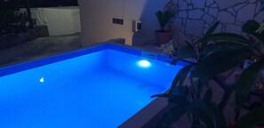 Outdoor pool - Apartment with swimming pool and beaches 8 mns away (Zakros)