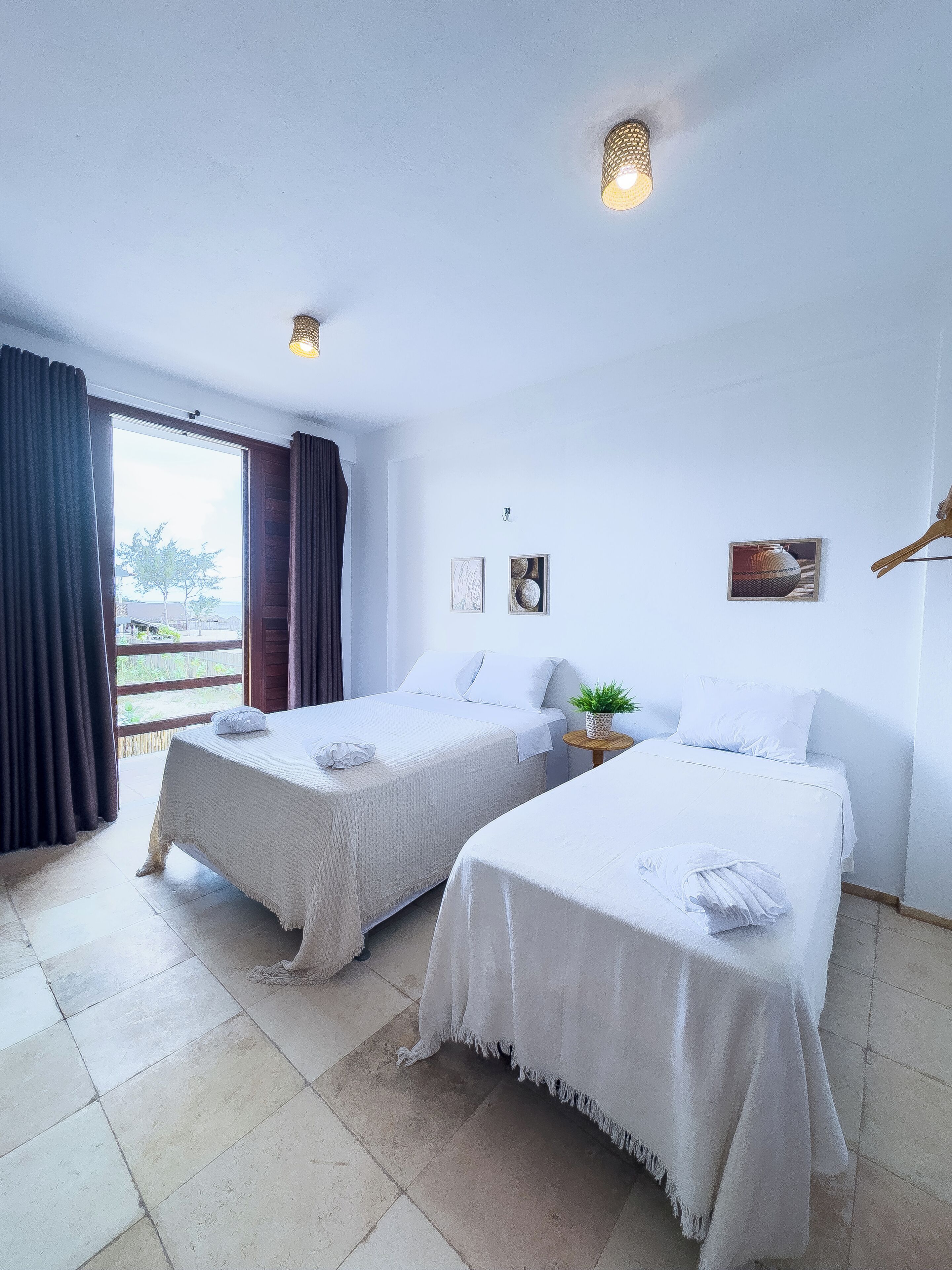 Tremannsrom – comfort, strandutsikt | Minibar og wi-fi (inkludert)