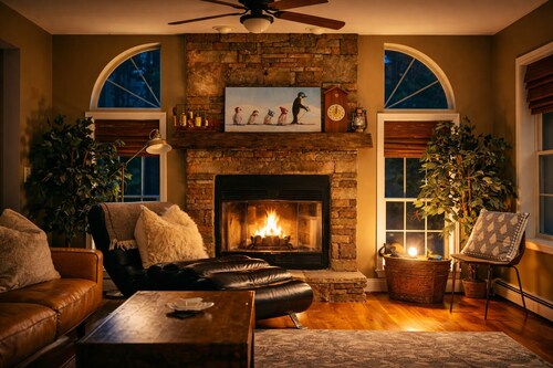 Bear House Catskills: Pool, Pond, Hot Tub, Fire Pit, Game Room, Dog-Friendly