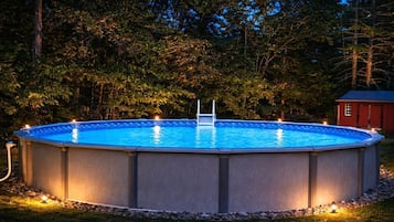 Spend sunny afternoons in the private seasonal pool at Bear House Catskills.