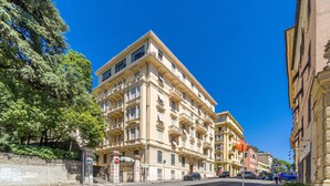 A multi-story building with a classical architectural style, featuring balconies and large windows. - 4 bedroom stunning apartment in Genova (Genova)