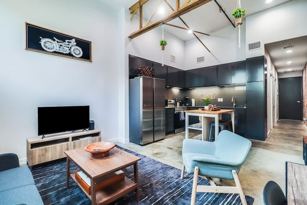 Smart TV, video games, foosball, books