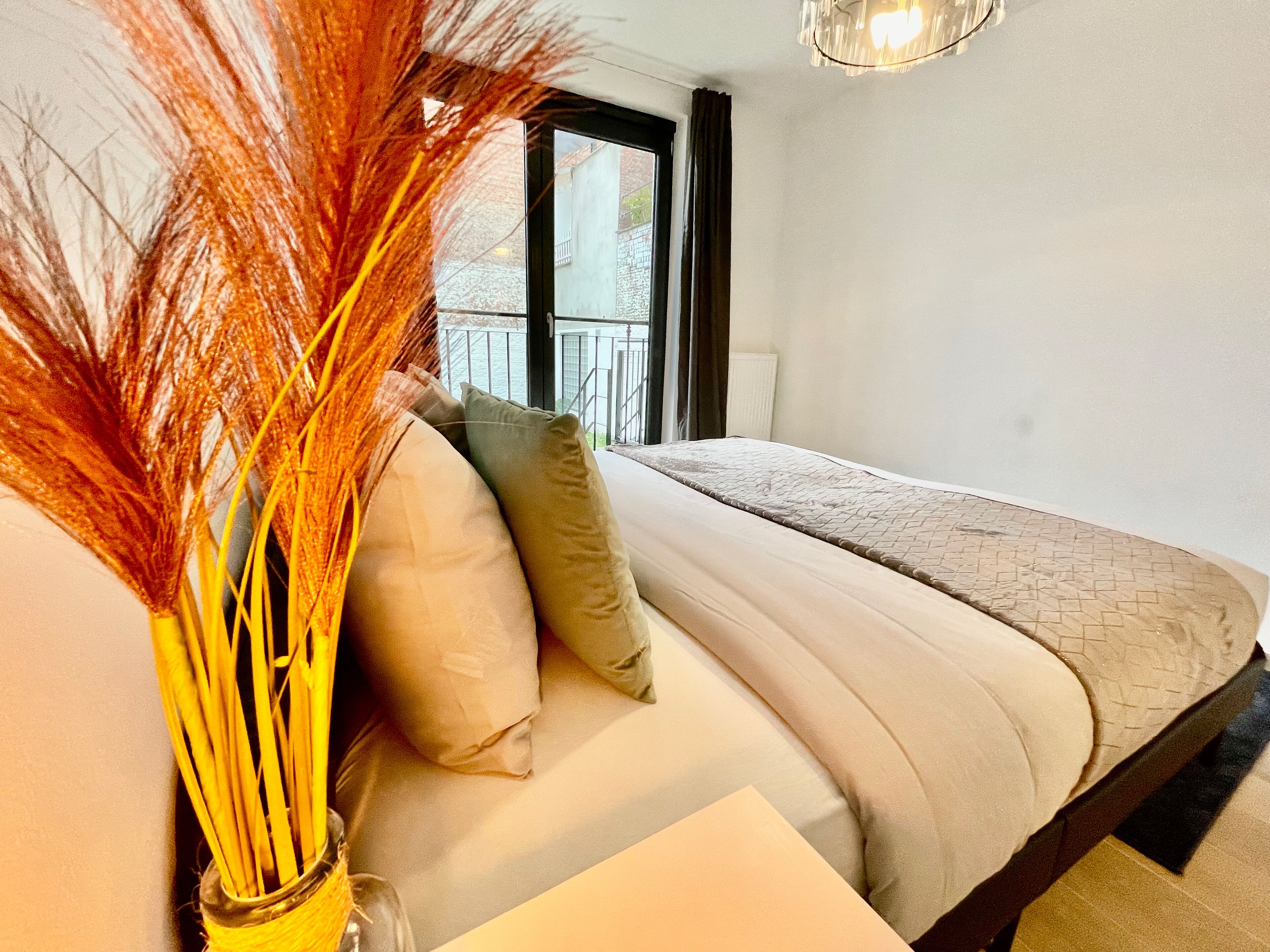 Departamento Deluxe, 2 habitaciones | Wifi gratis y ropa de cama 