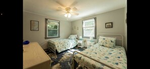 2 bedrooms, iron/ironing board, travel crib, free WiFi