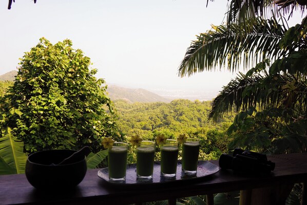 Aussenbereich für Bankette