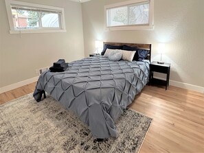 5 bedrooms, iron/ironing board, travel crib, free WiFi