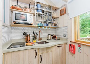 Fridge, oven, stovetop, toaster