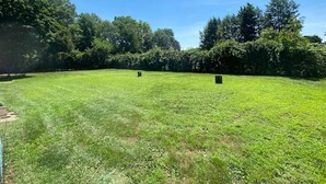 A grassy outdoor area with trees in the background. - #9 - *STUNNING*RENOVATED* *4BR HOUSE* (Southington)