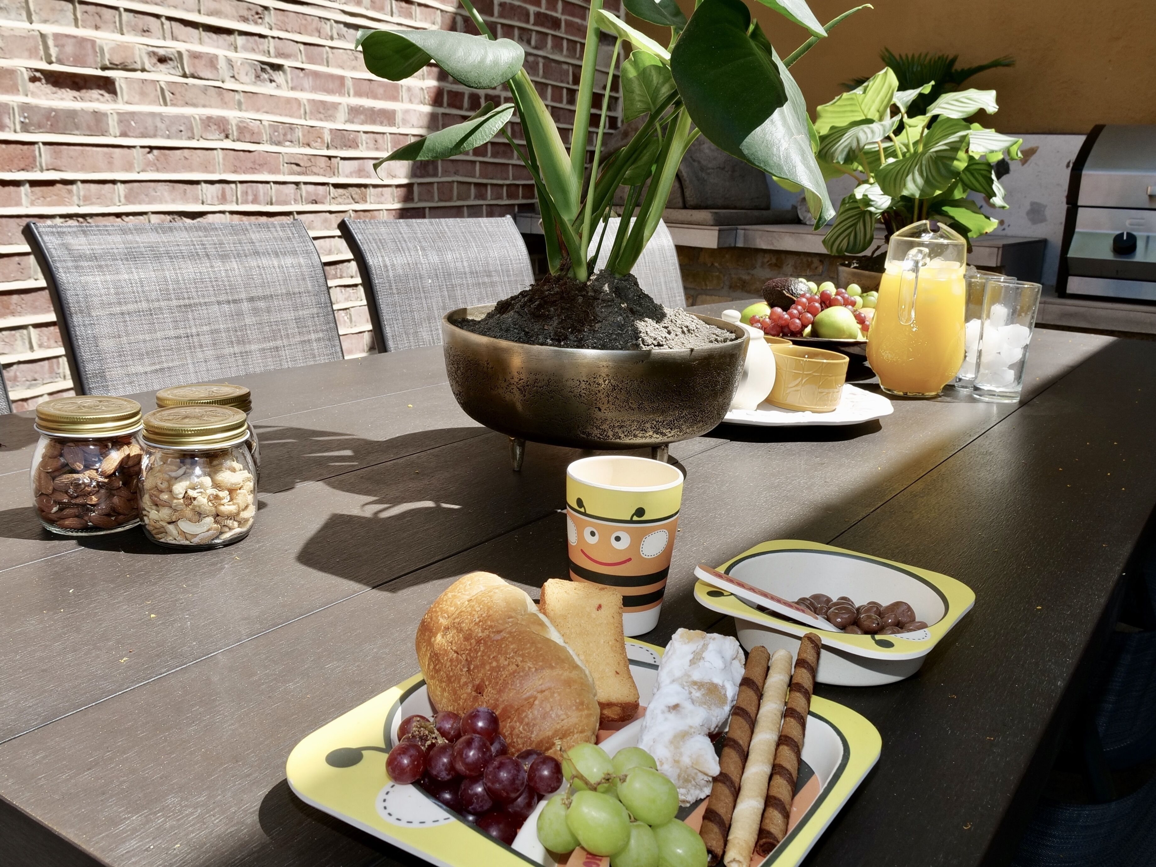 Opções para refeição ao ar livre