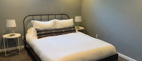 2 bedrooms, travel crib, WiFi, bed sheets