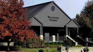 A building labeled "Woodford Reserve." - Farmhouse Cottage local Horse farms, Distilleries, Winery Tours, walking trails. (Frankfort)