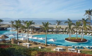 Outdoor pool - Gorgeous luxury resort suite w/ Jacuzzi tub and private plunge pool. (Nuevo Vallarta)